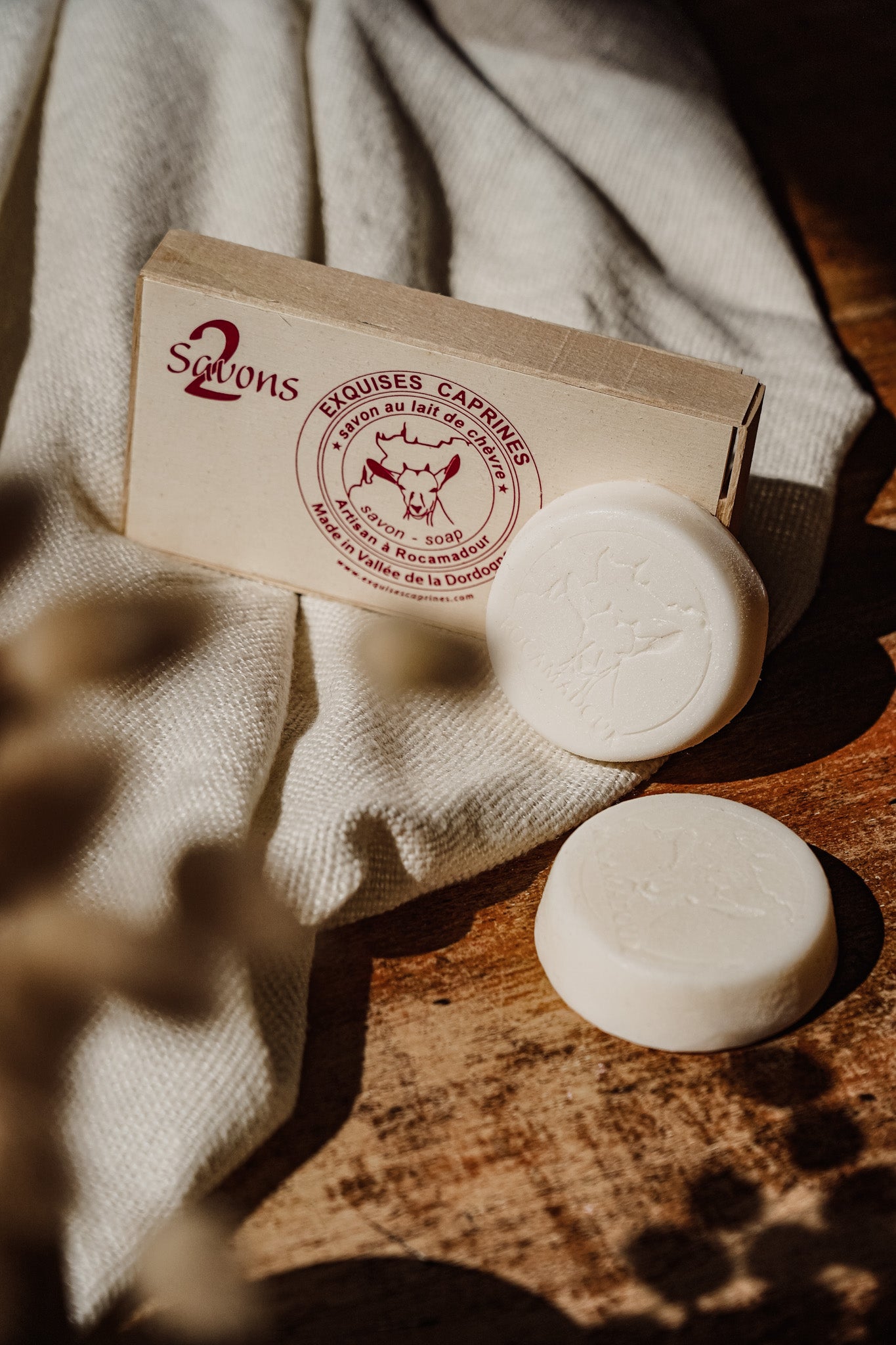 Lot De 15 Savons Au Lait De Chèvre 125g - 100% Artisanal Et Naturel - Fabriqué En France - Pour Peau Sèche